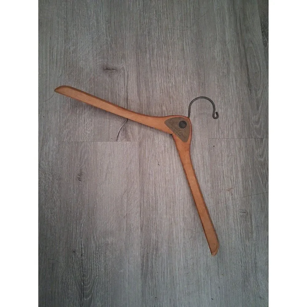 Vintage Sears Roebuck and Co Men's Dress Clothing Hanger Wood & Metal